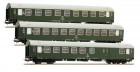 70010 Sachsenmodelle Set of 3 passenger cars type Y/B 70